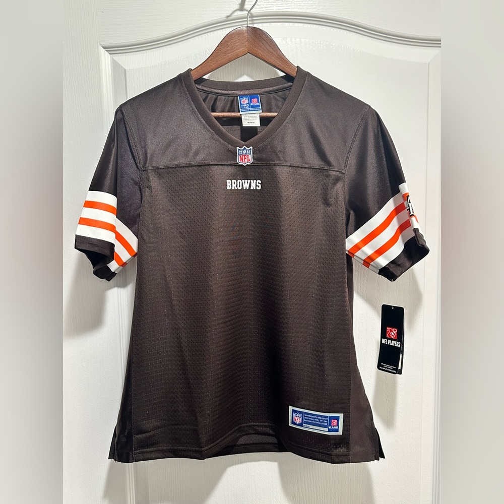 Cleveland Browns Pro Line NFL Women's Team Blank Jersey, Size: Medium